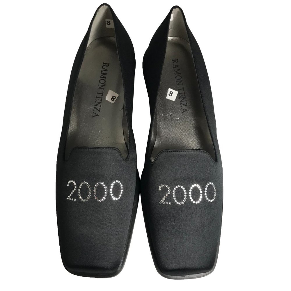 Ramon Tenza Black 2000 Flats Size 8